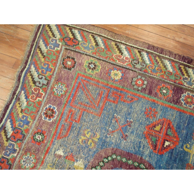 Blue Antique Khotan Rug, 5'3''x 8'9'' For Sale In New York - Image 6 of 7