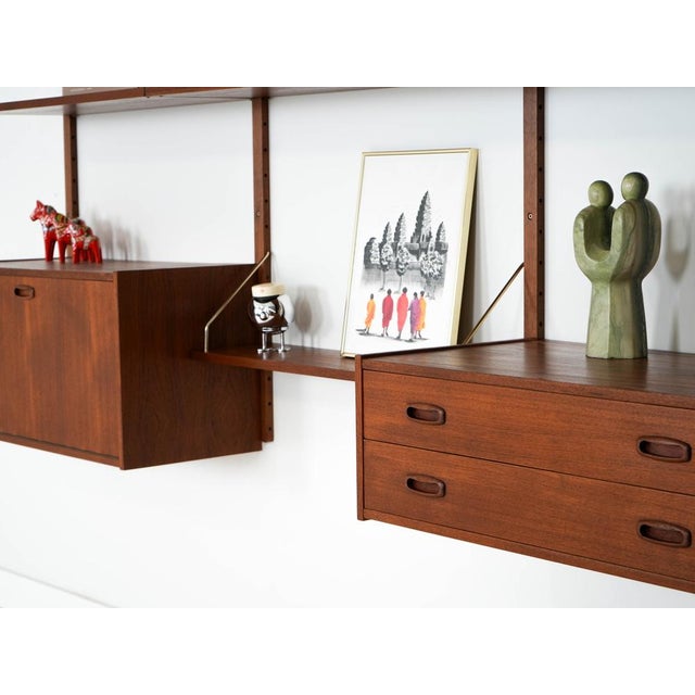 Danish Teak Shelving Unit, Denmark, 1960s For Sale - Image 14 of 18