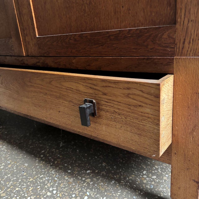 1920s Dutch Amsterdamse School Art Deco Cabinet, 1920s-1930s For Sale - Image 5 of 12