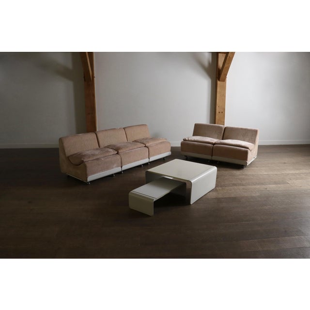 Orbis Modular Sofa in Corduroy by Luigi Colani for Cor, 1970s, Set of 7 For Sale - Image 13 of 13