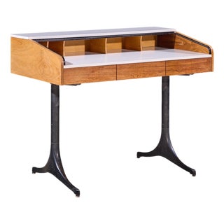 George Nelson for Herman Miller Model 5496 Mid Century Rolltop Desk For Sale