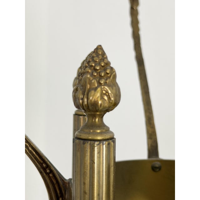 Metal Italian Hollywood Regency Brass Coat Rack, 1940s For Sale - Image 7 of 12