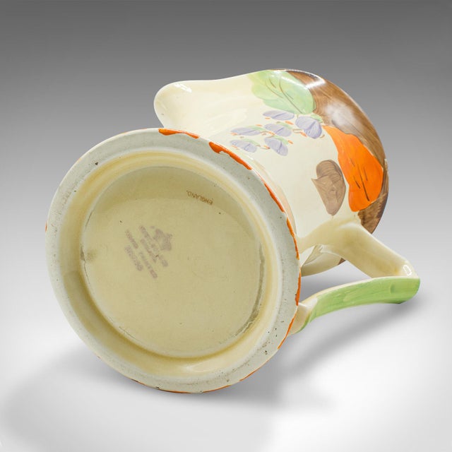 Ceramic 1930's Vintage Art Deco Milk Jug For Sale - Image 7 of 9