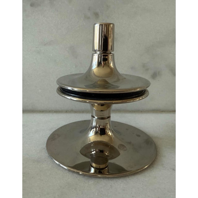 Mid-Century Modern Mid Century Stackable Pedestal Candle Holder Designed by Caesar Stoffi for Fritz Nagel For Sale - Image 3 of 11