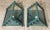 Pair of Artistic Vintage Patinated Metal Wall Lantern Sconces For Sale - Image 13 of 16