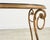 Gold Rene Drouet Style Gilded Iron Granite Top Center Table For Sale - Image 8 of 15
