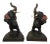1920s Franz Walter Bergmann Polychromed Austrian Bronze Elephant Bookends For Sale