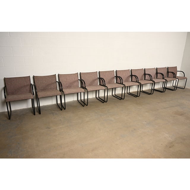 Knoll Richard Schultz for Knoll Modern Model 1407 Armchairs, Set of Ten For Sale - Image 4 of 13