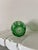 Emerald Green Cut-to-Clear Crystal Bud Vase Carafe For Sale - Image 9 of 12