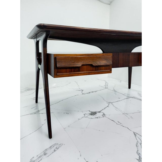 Mid-Century Modern Italian Executive Desk by Vittorio Dassi, 1956 For Sale - Image 16 of 18