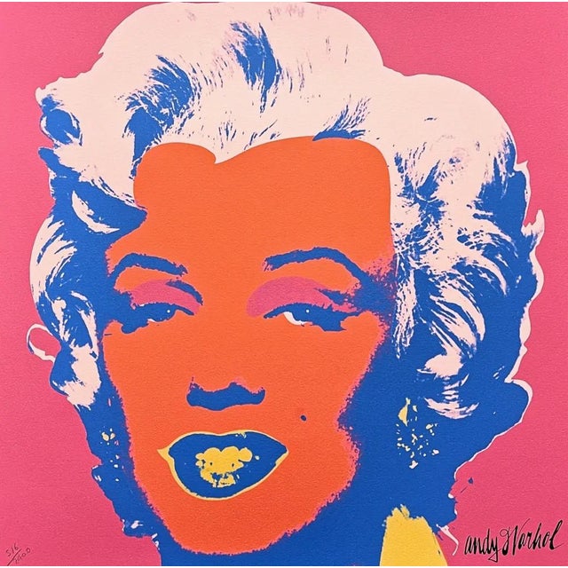After Andy Warhol, Marilyn Monroe Red-Orange, 1980s, Print For Sale - Image 6 of 6