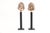 Antique Carved Wooden Architectural-Salvaged Artichoke Finials—A Pair For Sale - Image 4 of 9