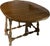 Mid-Century Modern Vintage Ethan Allen Oval Drop-Leaf Side Table For Sale - Image 3 of 12