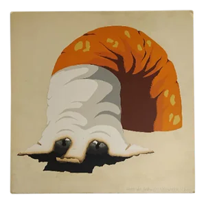 Cane da Tabacco Serigraph by Armando Testa, 1970s
