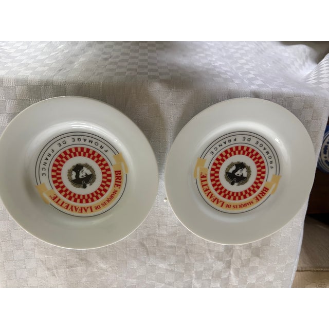 1960s Set of 6 French Cheese Plates For Sale - Image 4 of 9