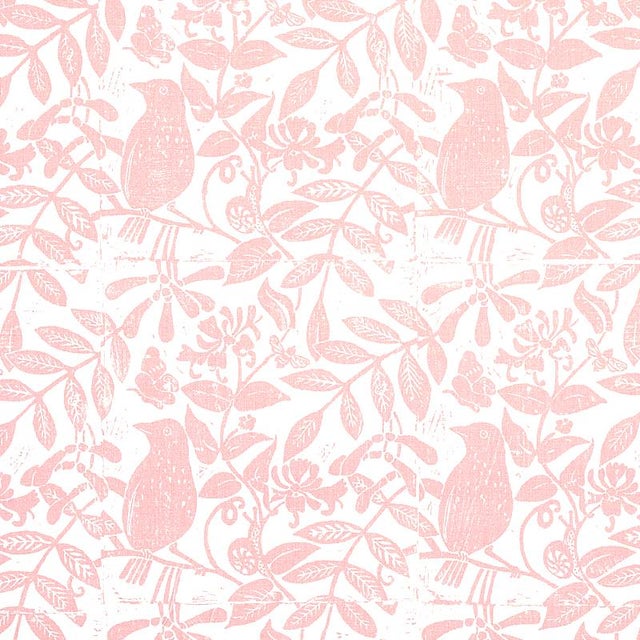 Flora and fauna entwine in this charming, graphic allover pattern by English printmaker Molly Mahon. Minimum order of 2...