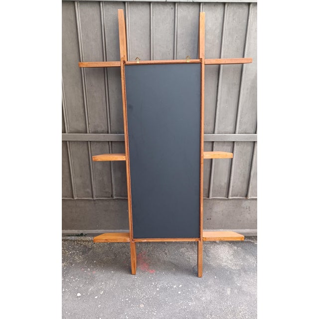 Brown Vintage Swedish Picture-Shaped Mirror, 1970s For Sale - Image 8 of 11