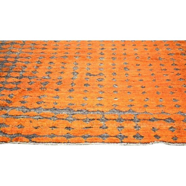 Moroccan Hand Knotted Wool Rug,9'9"X14' For Sale - Image 4 of 6