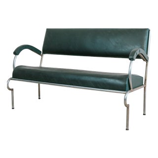 Bauhaus Cantilever Sofa in Steel, 1940s For Sale