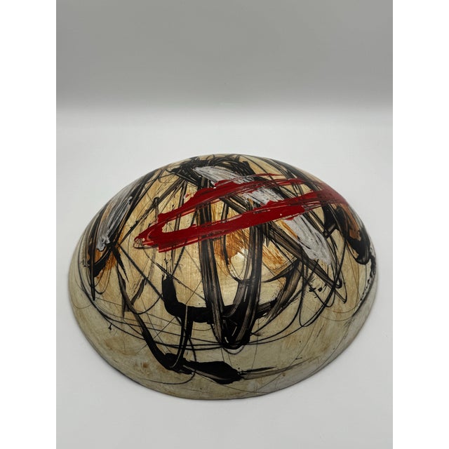 Late 20th Century Abstract Artwork "Sphere of Color - Animal Instinct" in Ceramic For Sale - Image 5 of 7