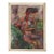 Vintage MCM Abstract Oil on Canvas Painting of a Nude Woman Signed C1960 For Sale