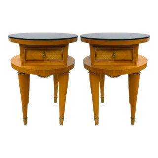 Pair of French Art Deco Nightstands For Sale