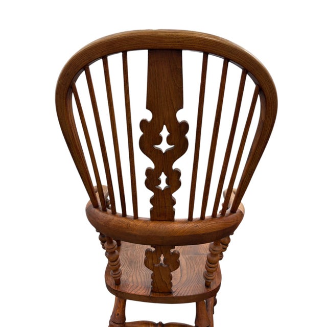 Brown Mid 19th Century Yorkshire Windsor Arm Chairs - a Pair For Sale - Image 8 of 11