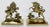 Vintage Victorian brass bookends depicting the Rose of Scotland with a Lion Rampant on one and a Unicorn on the other....