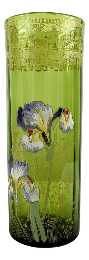 Art Nouveau Vase in Green, 1890s