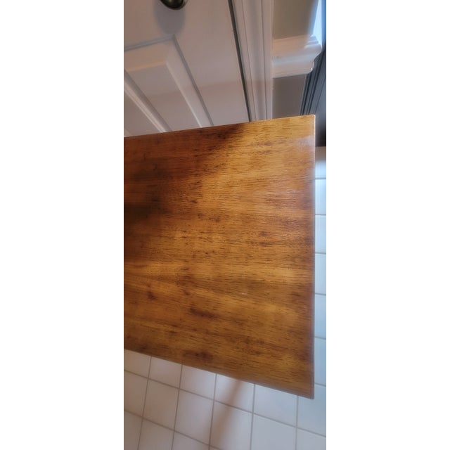 Mid-20th Century Jacobean Style Flip-Top Console Table With Barley Twist Legs For Sale - Image 4 of 18