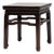 Antique Chinese Walnut Waisted Stool, 19th Century For Sale
