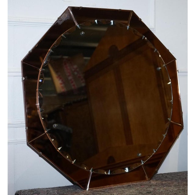 This striking, large French wall mirror dates to the Art Deco period of the 1920s, an era defined by elegance, geometry,...