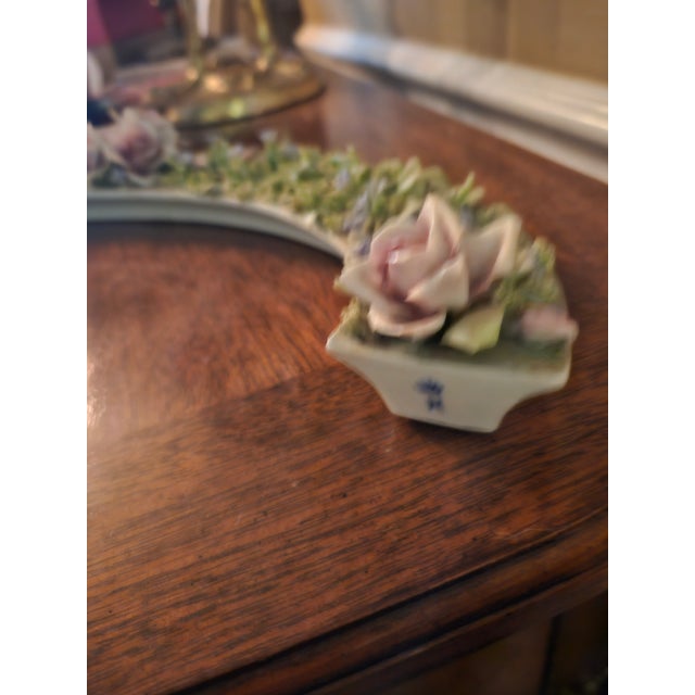 Vintage Capodimonte Floral Centerpiece - Centerpiece Enhancement For Sale In Indianapolis - Image 6 of 16