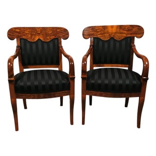 Biedermeier Armchairs, Germany, 1820s, Set of 2 For Sale