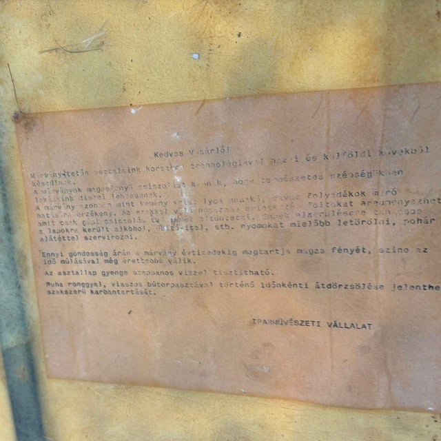 Mid-Century Coffee Table with Marble Top, 1960s For Sale - Image 10 of 18