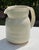 Vintage 1994 Handcrafted Ceramic Pitcher With Sculptural Leaf Motif For Sale In Naples, FL - Image 6 of 10
