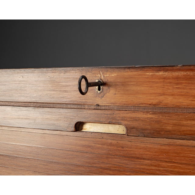 Art Deco Filing Cabinet with Rolling Door, 1930s For Sale - Image 17 of 18