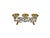 Mid-Century Modern Brutalist Geometrically Sculptural Bronze Candleholder, 1970s For Sale - Image 3 of 14
