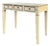 Gustavian Style Rustic Three Drawer Console Table For Sale