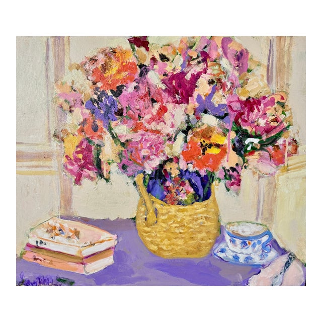 A Gentle Moment Impressionist - Unframed For Sale