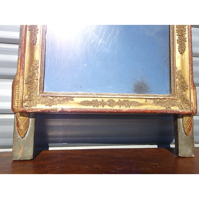 Antique Louis XVI Style Mirror, 1800s For Sale - Image 11 of 18