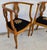 Brown Antique Circa 1900 Victorian Corner Tub Barrel Chairs Set of 2 For Sale - Image 8 of 18