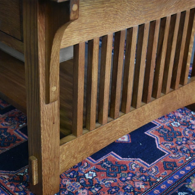 Mission Crofter 4 Drawer Coffee Table With Spindles - 40" - Walnut For Sale In Chicago - Image 6 of 10