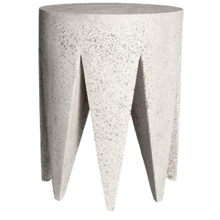 Zachary A. Design Cast Resin King Me Side Table For Sale