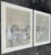 The artworks shown in the image is a limited edition diptych serigraphs set titled "Inlet Harbour I & II" by the American...