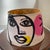 Abstract Expressionism Peter Keil Original Painted Lampshade Sculpture #2 For Sale - Image 3 of 10
