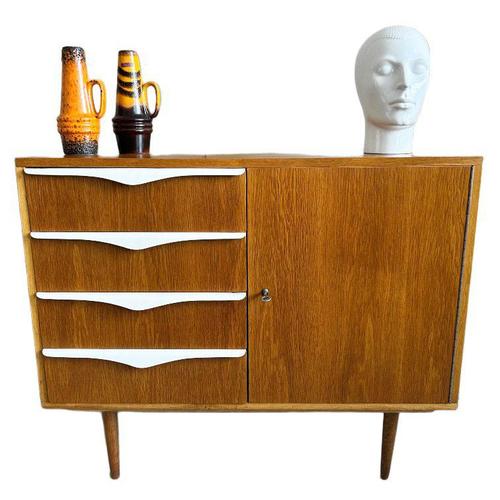 Brown Mid-Century Danish Chest of Drawers by František Jirák, 1960s For Sale - Image 8 of 11