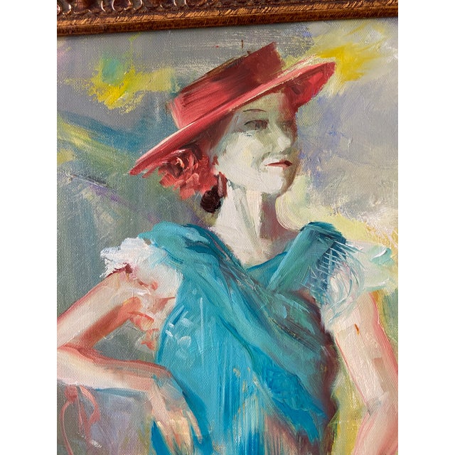 A Bailaora - the Spanish term for a female Flamenco dancer. Here's her portrait created at a live meetup. This painting...