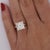 Engagement ring - 14KYW - DP-5.13ct (M/SI2) /. 2.5mm. band / size 6 GIA 1236279726 GIA Certified 5.13 Carat Princess Cut...