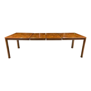 1980s “Portfolio” 9’ Extendable Chinoiserie Dining Table From Drexel